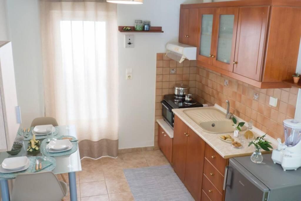 Ferienwohnung Beautiful House With Garden Nea Alikarnassos Exterior foto